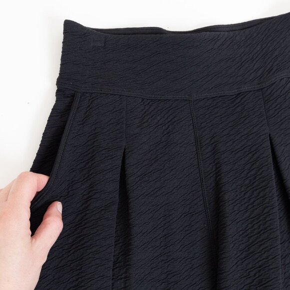 Lululemon Can You Feel The Pleat Crop Capri Pants Wide Leg 21" Black - Picture 8 of 12